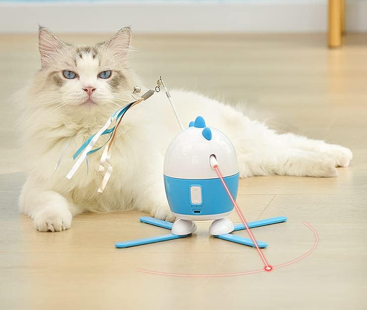 Ladumu Cat Interactive igračka sa 4 podrška Starodira CAT Companion igračka za mačiće interaktivne