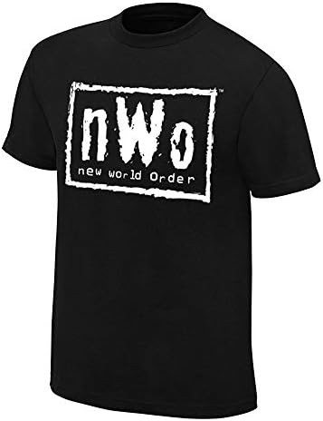 WWE autentična Odjeća NWO Retro majica Crna