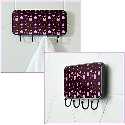 Ljepljivi kukiča od nehrđajućeg čelika za ručnik kaput zaglavljene u kupaonici ili kuhinjski cvjetni cvijet