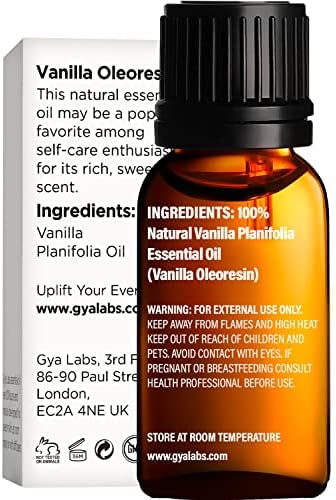 Udahnite naljepnice za arome za maske i esencijalno ulje vanilije za set kože - čista terapijska esencijalna