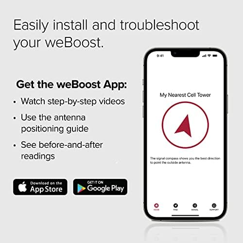 Weboost Početna Multiroom - Pojačavanje signala mobilnog telefona | Pojačava 4G LTE & 5G do 5.000 SQ Ft za
