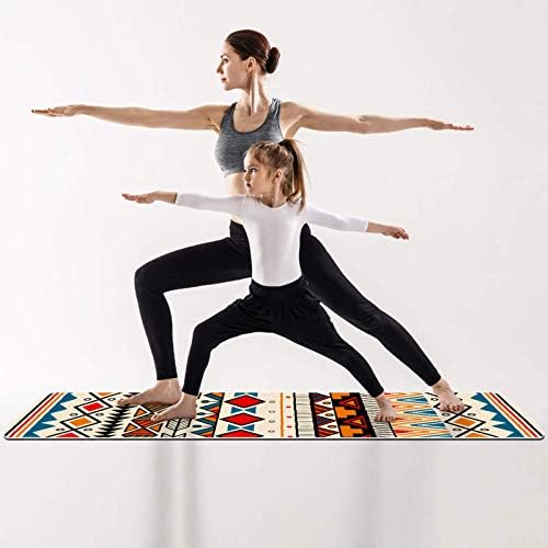 Unicey debela neklizajuća Vježba & amp; fitnes 1/4 prostirka za jogu sa Boho Bohemia printom za Yoga Pilates