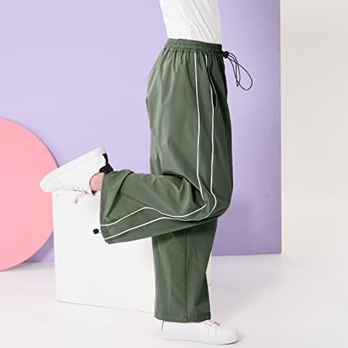 Rolanko padobranske pantalone za djevojke Y2K Terrove pantalone s džepovima Harajuku Jogger Hlače