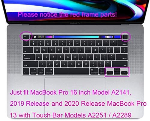 Korejski jezik silikonska tastatura poklopac kože kompatibilan sa 2020 2019 MacBook Pro 16 inča sa Retina