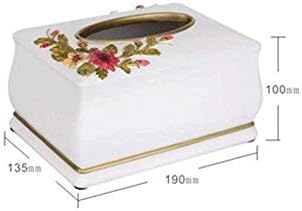Zlmmy Creative tkivo kutija za pokrov pravokutna, ukrasna kupaonica Tkiva Papirna držač salveta - za elegantno