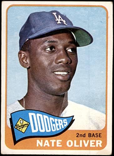 1965 TOPPS 59 Nate Oliver Los Angeles Dodgers GD + Dodgers