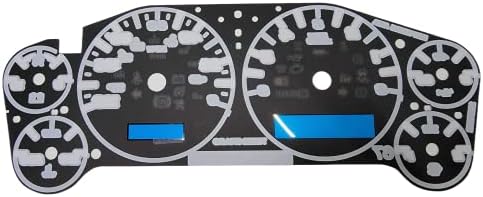 Tanin Auto Electronix Custom White Museclower prekrivanje lica | Odgovara 2007-2013 GMC & Chevy