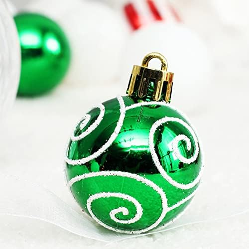 Božićni viseći ukrasi, božićni ukrasi, Xmas Baubes, božićno drvce Baubles - Xmas Dekorativske kuglice