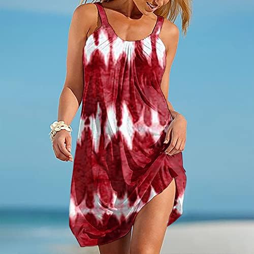 FQZWONG MIDI haljine za žene Ljeto Elegantno plaža Odmor na liniji Sun Haljine Modni kućni klub Izlazak izvan
