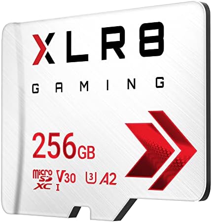 PNY XLR8 256GB Gaming Klasa 10 U3 V30 microSDXC Flash memorijska kartica - 100MB/s, Klasa 10, U3, V30, A2, 4K