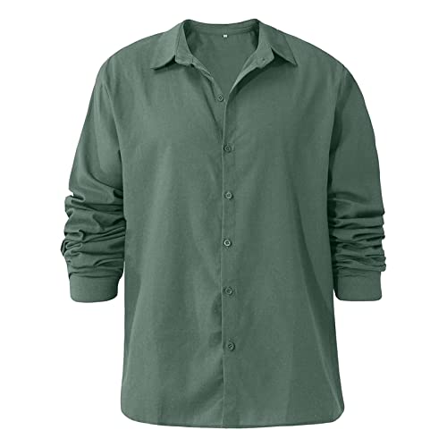 Maiyifu-GJ muškog posteljina majica Ležerne prilike Ležerne prilike Ležerne prilike s dugim rukavima Majica