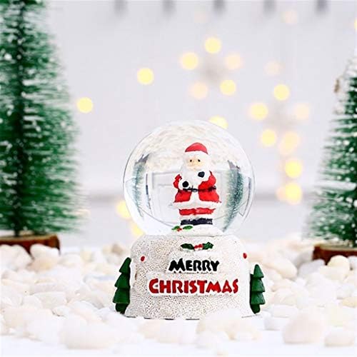 LIUZH Božić svjetlo Kristalna lopta Santa Claus staklena lopta sto sa Badnje veče poklon za djecu