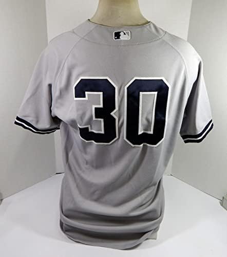 2014 New York Yankees David Robertson 30 Igra Polovni sivi Jersey 46 643 - Igra Polovni MLB