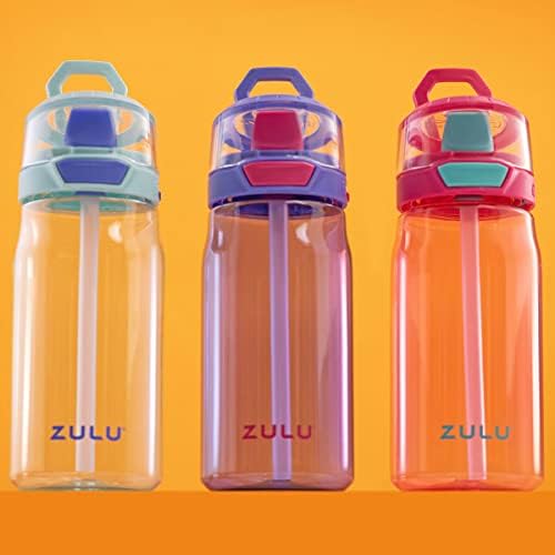 ZULU 3 Tritan flaše za vodu Flex 3 Pack Pink, Purple i Mint 16 OZ