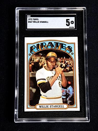 Willie Stargell 1972 bejzbol kartica 447 SGC 5 Odlični HOF Pirates - Bejzbol kartice u obliku