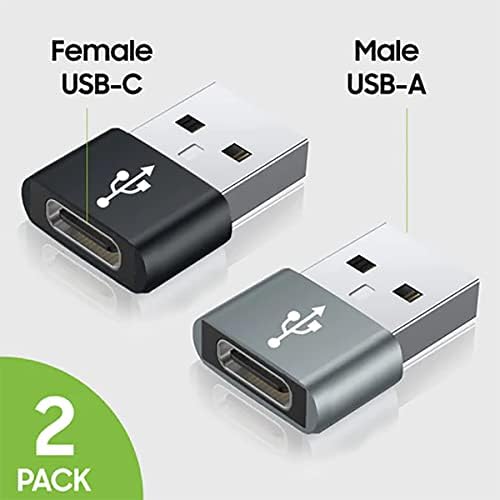 USB-C ženka za USB muški brzi adapter kompatibilan sa vašim Samsung SM-A805F / DS za punjač, ​​sinkronizaciju,