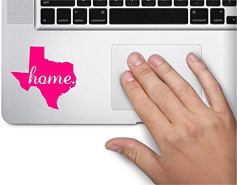 ExpressDecor 2 Početna Texas State Name Tastatura Računalni laptop Simbol Decal Porodica Love