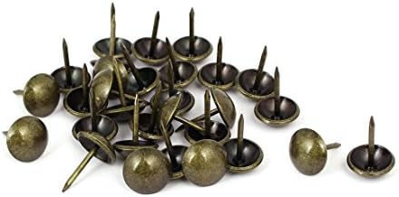 Aexit kožna Sofa Nails, Vijci & pričvršćivači okrugla glava renoviranje Tack Nail Bronze ton 12mm x Tacks