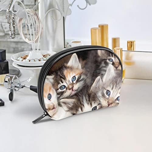 Tbouobt kozmetičke torbe za šminke za žene, male šminke torbice za šminku, životinjske slatke mačke