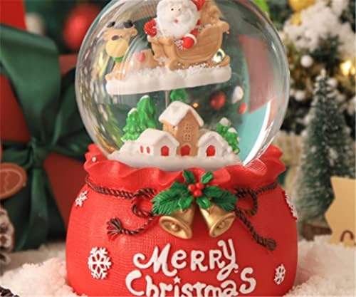 Liruxun Santa Claus Crystal Ball Music Box ukrasi Kreativna oktave Box Djevojka Birthday Poklon Princess