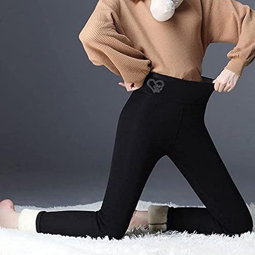 Fleece obložene zimske gamaše za žene vole termalne joge hlače modni trening trčanja za djevojčice tinejdžeri