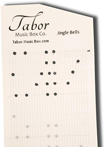 Kompanija Tabor Music Box Company Jingle Bells Paper Strip za 30 note DIY muzičke kutije Pokret po