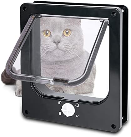 Nadograđena verzija】 Egetota CAT vrata, magnetska vrata za kućne ljubimce sa 4 smjera Zaključavanje