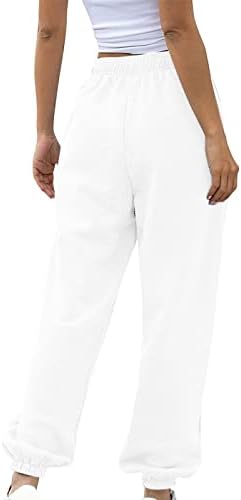 Masbird Duksetnici za žene sa džepovima, ženske vučne vunene slatke grafičke pantalone elastične