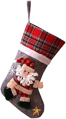 Hhmei Božićne čarape za čarape s božićnim drvcama Privjesci sgcabi4matblpl