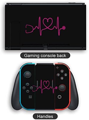 Naljepnice za medicinske sestre srca zaštitne naljepnice za Film personalizirana naljepnica s punim omotom kompatibilna sa Nintendo Switchom