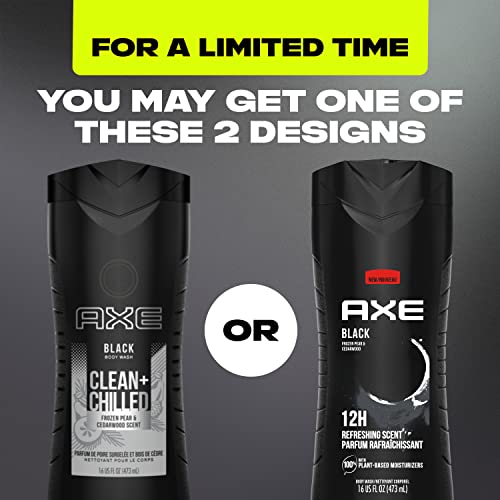 AXE Body Wash 12h osvježavajuće sredstvo za čišćenje mirisa Black Frozen Pear i Cedarwood muško pranje tijela