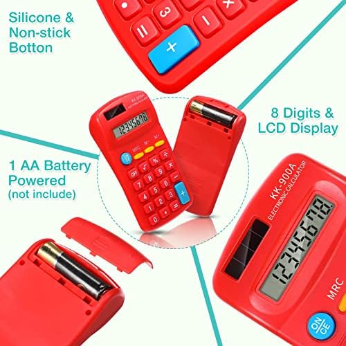 30 pakoacke džepni kalkulator Mali kalkulator za napajanje baterije Bulk Mini veličine 4 Funkcija