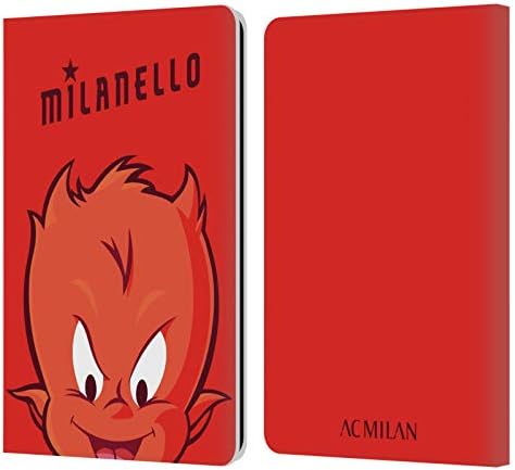 Dizajni za glavu Službeno licencirani AC Milan Milanello Dječja kožna knjiga Novčanica Kočija kućišta Kompatibilna