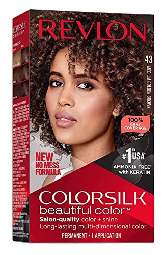 Revlon ColorSilk boja za kosu [43] srednje zlatno smeđe 1 ea