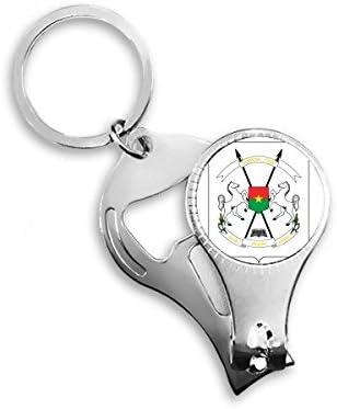 Ouagadougou Burkina Faso National Emblem noktiju noktiju za noktene prstene ključeva Clipper