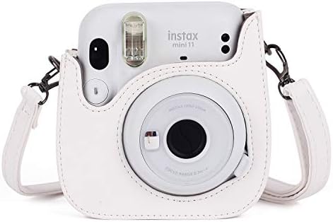 Phetium Instant Kamera kompatibilna sa Instax Mini 11, Pu kožnom torbom sa džepom i podesivom naramenicom