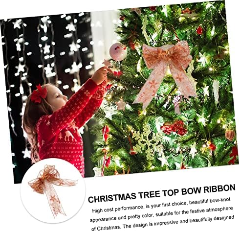 Lifkome božićni luk Nativity Decor Adornos para de ukrasi 2pcs Holiday Tree Viseći privjesci lukovi