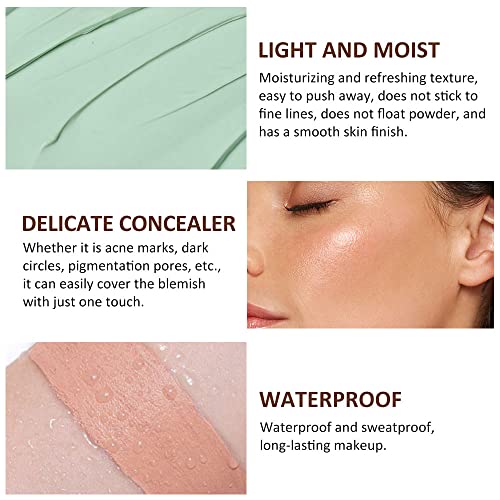 2 boje Professional Strenght Conceal Contour Makeup za stvaranje delikatan& svjetlo kože za besprijekoran