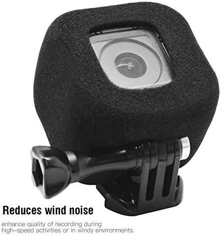 Windslayer Foam, smanjuje poklopac sunđera za zaštitu od buke vjetra, izdržljiva pena visoke gustine Crna fleksibilna