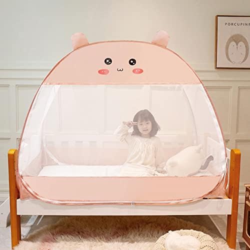 Mengersi šator za krevetić za bebe,Baby Pop up šator za krevetić za držanje bebe, nadstrešnica za krevetić za malu djecu-mreža za komarce