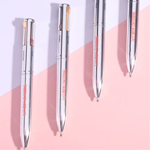 4 u 1 dugotrajna olovka za konture obrva, olovka za konture obrva 4 u 1 dugotrajna rotacija koja definiše