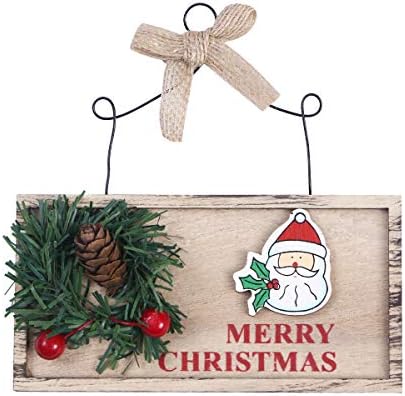 Valiclud Božićna drvena oslikana slovo kvadratnog oblika kuće viseći kućni zatvoreni ormar Božićna