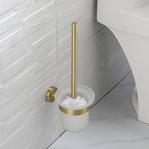 Držač za wc četkica i držač WC WC WC držači četkica od nehrđajućeg čelika za uštedu prostora na zidu