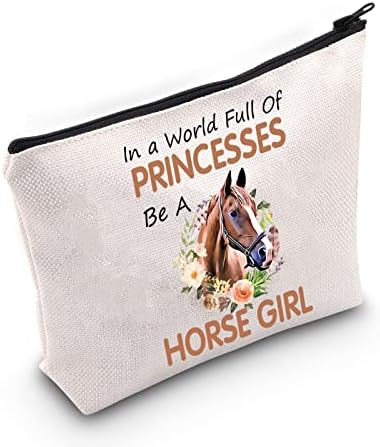 Tobgb Konjski poklon konj ljubavnik poklon konja šminkama torba konja djevojka poklon konjički poklon trkački