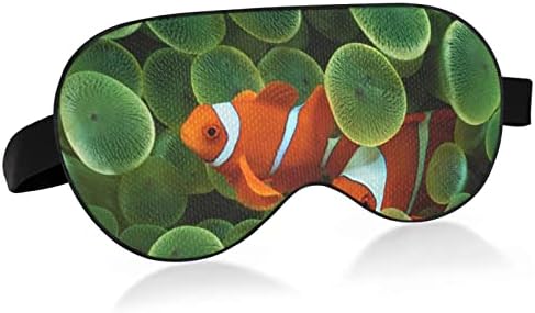 Unisex za spavanje maska ​​klaunfish-tropsko-riba-nemo noćna maska ​​za spavanje SOFTSKO Omota za spavanje