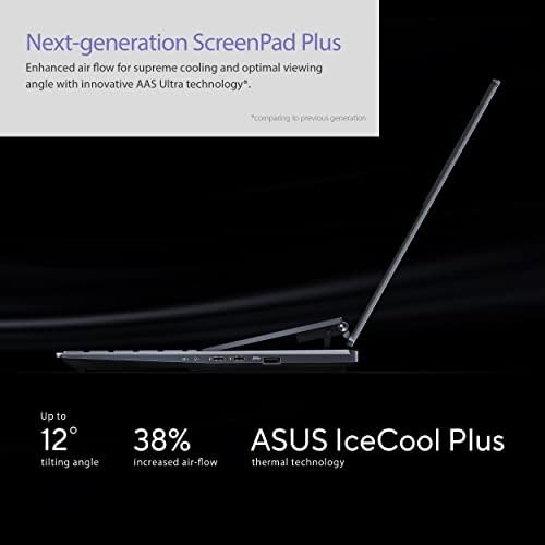 ASUS Zenbook Pro 14 Duo 14.5 € 2.8k OLED TOUCH, 120Hz Osvježavanje, ScreedPad Plus, Intel i9-12900h