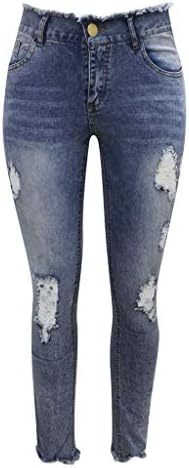 Jeans Ripped Jeans Fringe Fit Plus veličine traper hlače Žene Trendi ženske traperice Modne