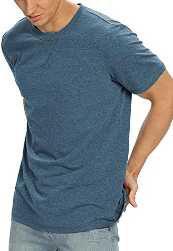 NITAGUT Muška Premium pamučna posada majica za vrat svježe klasične majice