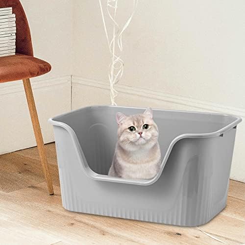 Baoblaze kutija za smeće za mačke otvorena Gornja ladica za kućne ljubimce izdržljiva toaletna posteljina