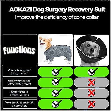 Aokazi odijelo za oporavak od operacije pasa, kombinezon za štene mačke za skidanje kože zaštita